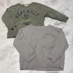 裏起毛トレーナー　2着セット