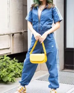 adidas originals トラックパンツ デニム リラックスパンツ
