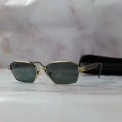 versace ヴェルサーチェ オクタゴン Y2K サングラス ケース付き