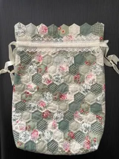 （718)巾着 ポーチ 完成品
