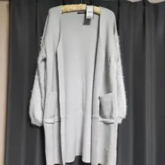 INGNI　袖ファーロングカーディガン