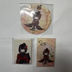 刀剣乱舞 とうらぶ 京極正宗 アニカフェ スクエア缶バッジ 箔押しカード まとめ