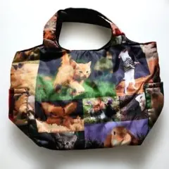 【動物柄】動物プリント　アニマル柄　ショルダーバック　猫　犬　うさぎ