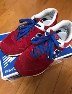 New Balance ML574 スエード スニーカー