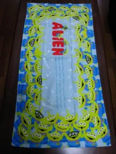 トイストーリー バスタオル 新品 ディズニー エイリアン リトルグリーメン 可愛