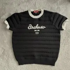 アルチビオ 半袖ニット 黒　M