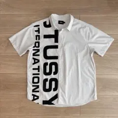 ステューシー STUSSY Shout Out 白シャツ 半袖 XLのサムネイル