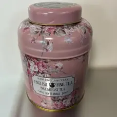 イングリッシュティー 紅茶 空き缶　ローズ