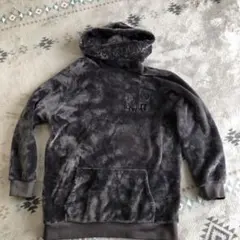 NieR グレー フリース フード付きパーカー