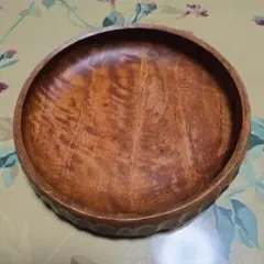 菓子器　天然木