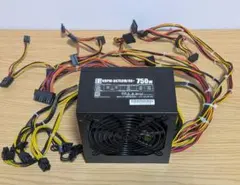 【中古動作品】玄人志向　KRPW-AK750W/88+ 750W 電源ユニットのサムネイル