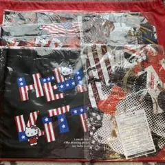 Hello Kitty バッグ アメリカ国旗デザイン　6枚おまとめセット