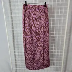 未使用品　KBF+ ラップスカート　タイト　ロング　ピンク