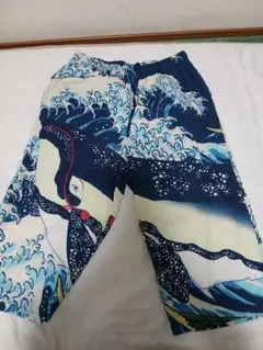 +NIPPON DNA 和柄 ハーフパンツ 浮世絵風のサムネイル