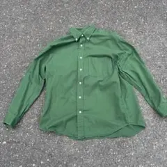 Ralph Lauren似 緑　長袖シャツ グリーン M 90s 80s y2k