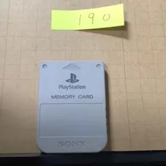 中古 PS1 メモリーカード プレステ1 MC 190
