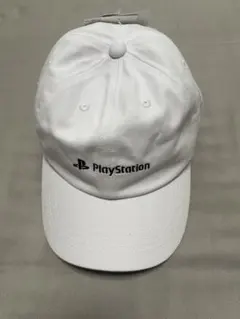 キャップ 帽子 ベースボール プレイステーション ホワイト プレステ ロゴ 新品