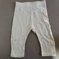 ベージュ　ベビーレギンス ポケット付き