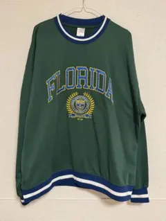 FLORIDA カレッジロゴ スウェット トレーナー グリーンのサムネイル