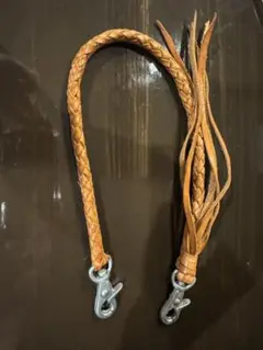 サムライクラフトレザー編み込みウォレットチェーン
