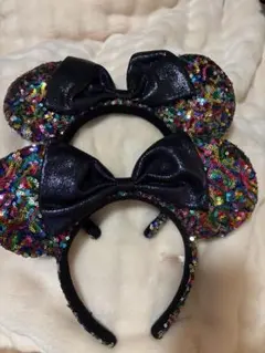 ディズニー ランド シー ミニー カチューシャ２点セット