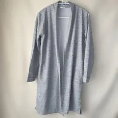 ハニーズ ロングカーディガン グレー 長袖 シンプル