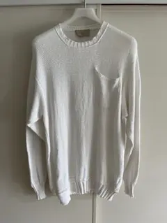 Maison FLANEUR サマーニット 白 50のサムネイル
