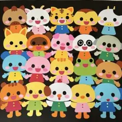 大型壁面飾り　かわいい動物20点