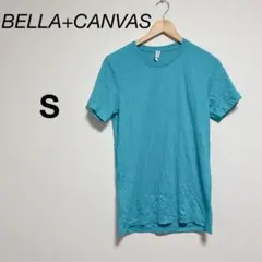 【美品】BELLA+CANVAS ターコイズ　ブルー系　半袖Tシャツ　Sサイズ