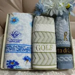 ★【最終価格】ブランドタオル・ギフト解体フェイスタオル2枚•ウォッシュタオル1枚