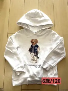 ラルフローレンポロベア トレーナー 6歳フード付き