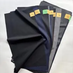 スーツ生地サンプルセット ストライプ チェック３０枚