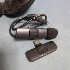 ライブ配信ワイヤレスラベリアマイク USB-C ブラック