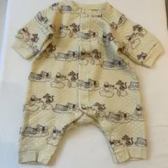 【美品】プーさんロンパースユニクロベビー 60cm