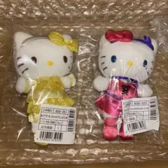 ハローキティ ラブアンドベリー　コラボ　マスコット　2点セット