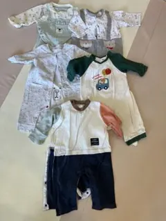 ロンパース、カバーオール5点セット　60〜70cm