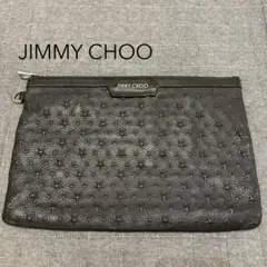 JIMMY CHOO ジミーチュウ デレク スター エンボス クラッチバッグのサムネイル