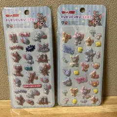新品未使用 トムとジェリー ぷくぷくシール シール 2枚セット