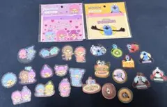 サンキューマート　モンチッチ パペットスンスンコラボ フレークステッカーセット