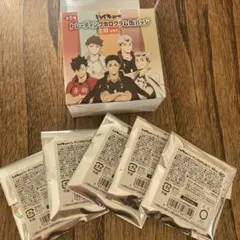 ハイキュー　主将缶バッジセット　ホログラム