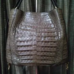 美品　FURDI ITALI ベリーカイマン　ワニ革　 ワンハンド2way