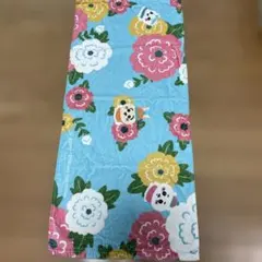 ちいかわ ハチワレ　うさぎ　花柄フェイスタオル