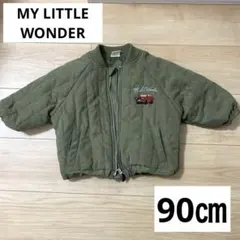 バースデイ　MYLITTLEWONDERキルティングMA-1ジャケット 90㎝