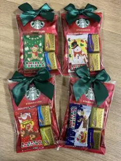 【4点セット】クリスマス プチギフト スタバ GODIVA