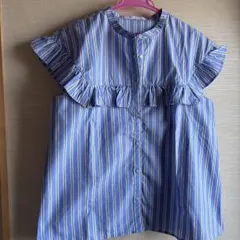 chocol raffine robe フリル付きシャツ