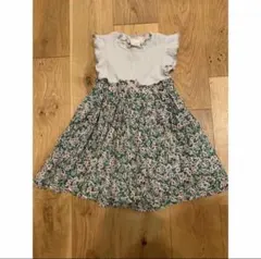 【ほぼ未使用・美品】SiShuNon 女の子花柄ワンピース 110cmのサムネイル