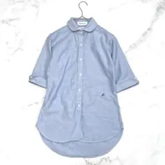 初期 希少 マディソンブルー 半袖 五分袖 LR SHIRT シャツ　グレー 初期 希少 マディソンブルー 半袖 五分袖 LR SHIRT シャツ グレー