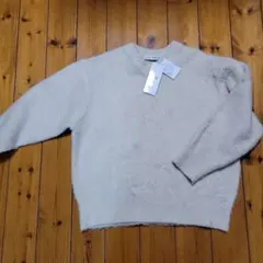 [値下げ][新品]nano・universeシャギークルーネックニット