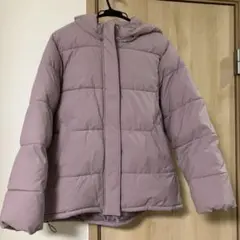 ハニーズ　GLACIER ピンクベージュ　 ファイバーダウンコート　L