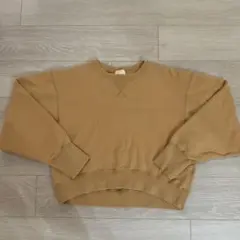 jonnlynx　クロップド丈　スウェット　キャメルのサムネイル